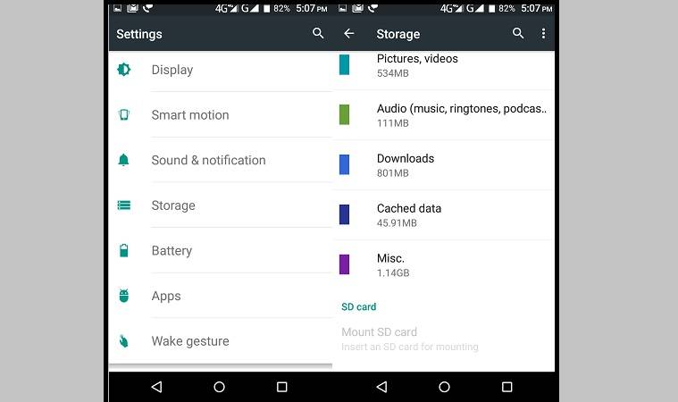 storage