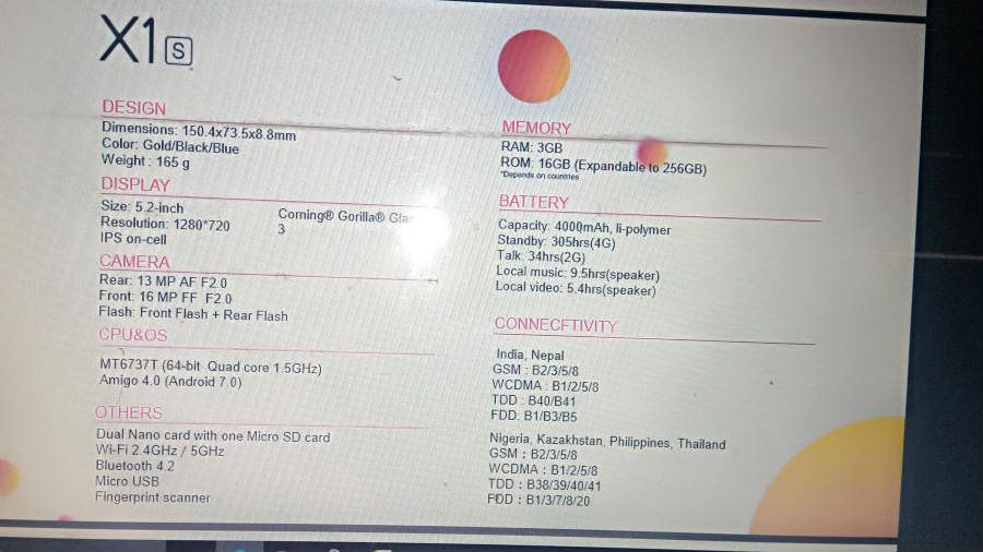 gionee x1s launched in india on 2oth september at rs 12999 price specification and features