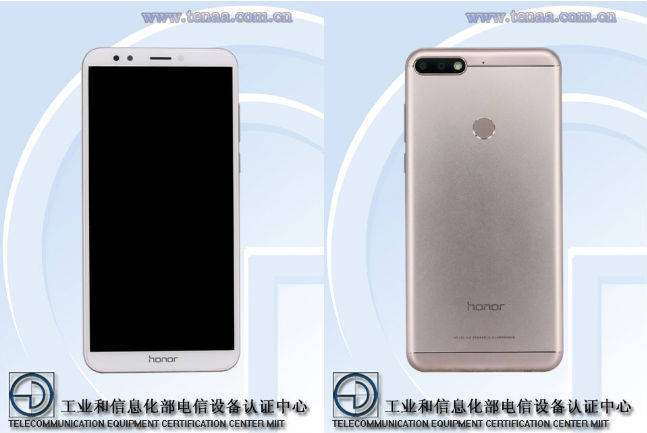 honor 7c listed in tenaa