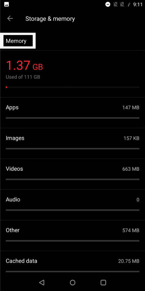 एंडरॉयड फोन में रैम को उपयोग जानें 