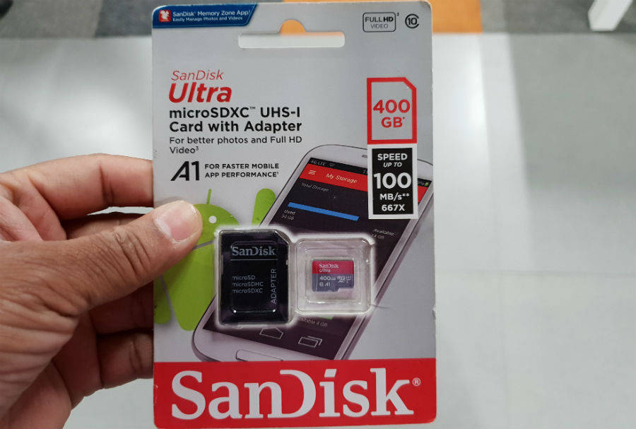 सैनडिस्क 400जीबी माइक्रोएसडी कार्ड रिव्यू