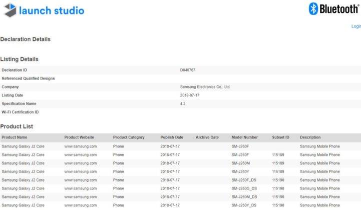 samsung-galaxy-j2-core-bluetooth-sig