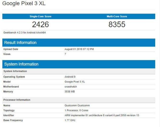 google-pixel-3xl-bench