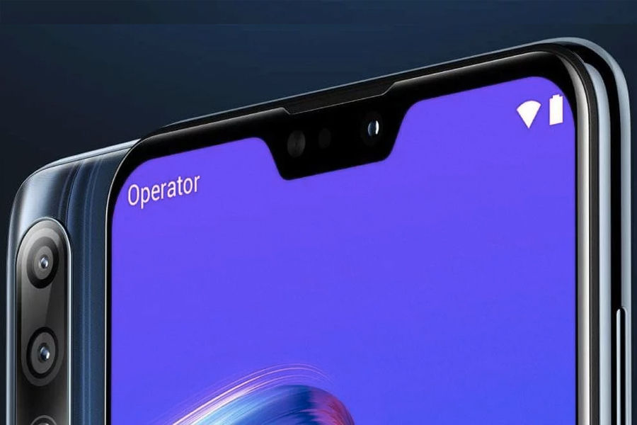 asus zenfone max pro m2 image with triple rear camera notch display in hindi