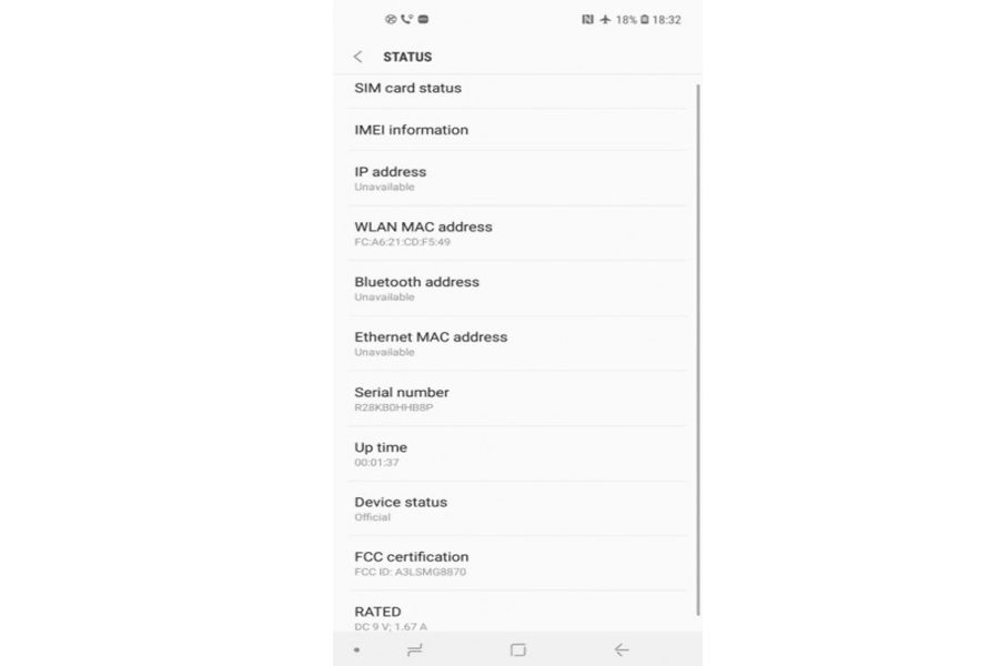 Samsung galaxy a8s listed on fcc specifications in hindi
