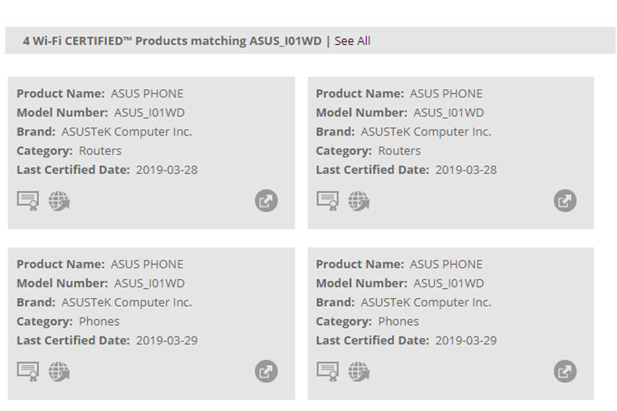 asus zenfone 6 received wifi certification design specifications