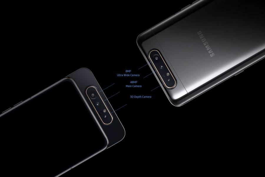 samsung galaxy a80 official with rotating slider camera 8gb ram snapdragon 730g specifications price