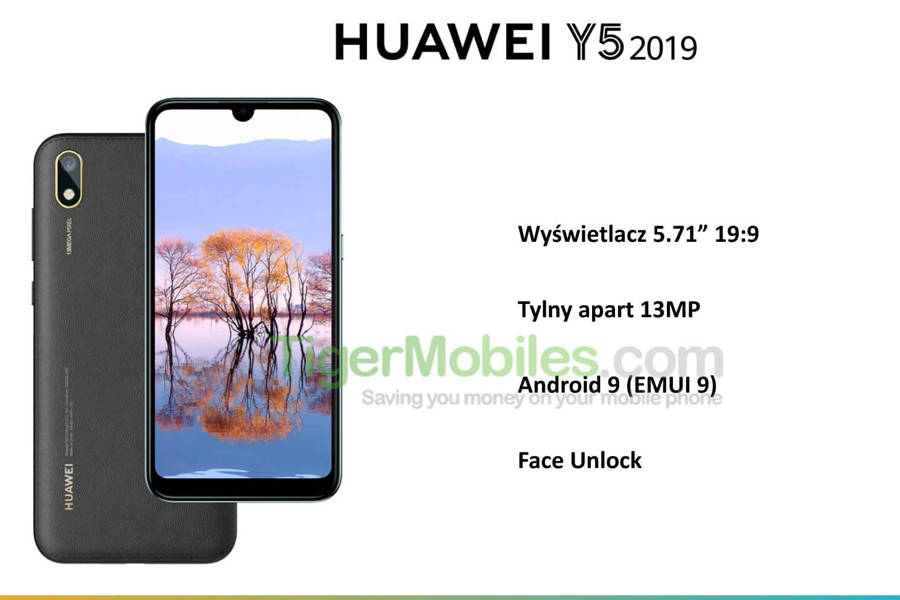 Huawei y5 2019 image specifications leak 13mp camera