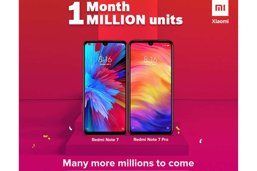Xiaomi India Surpasses 1 Million Units of Redmi Note 7 Series Sale