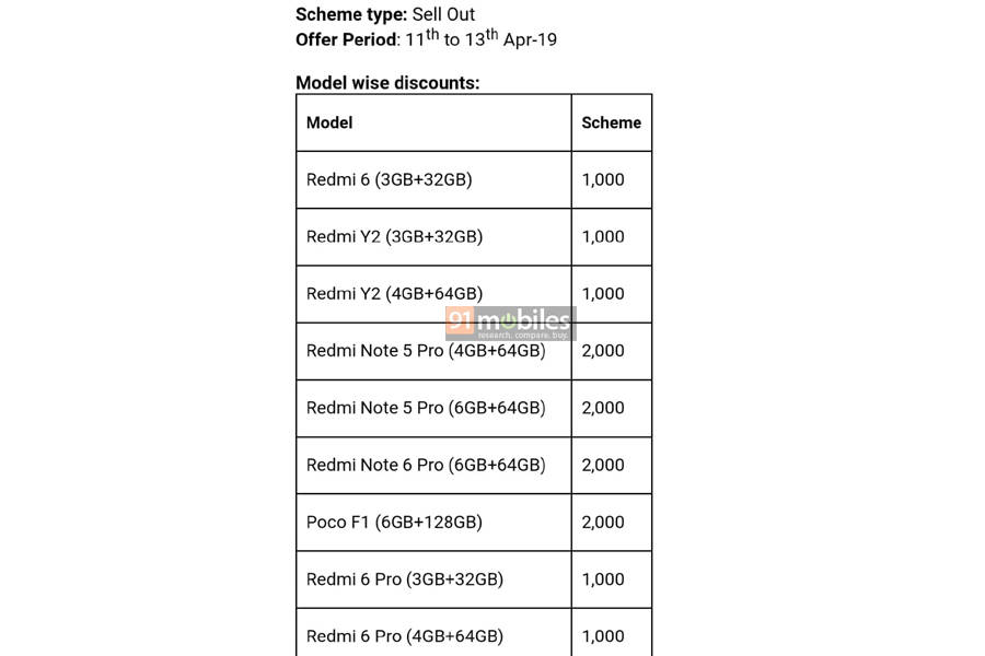 Xiaomi Mi Super Sale redmi note 6 pro y2 poco f1 offer discount price