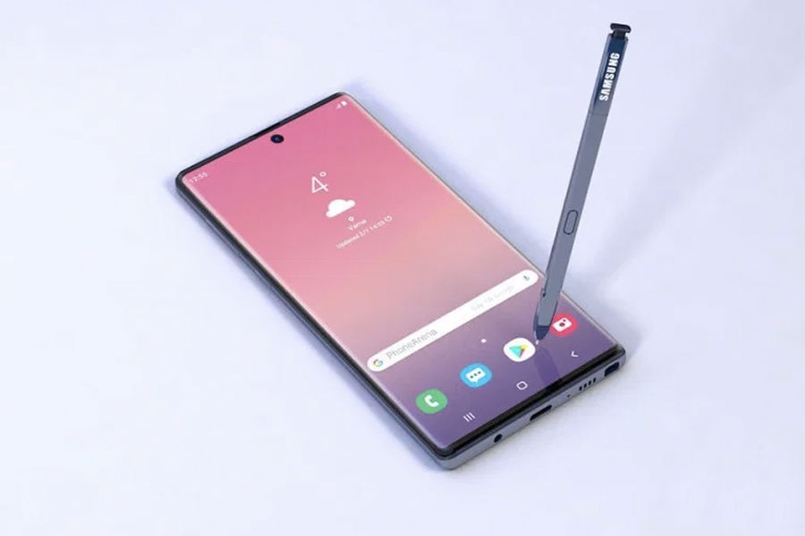 Samsung Galaxy Note 10 camera placement detail leaked
