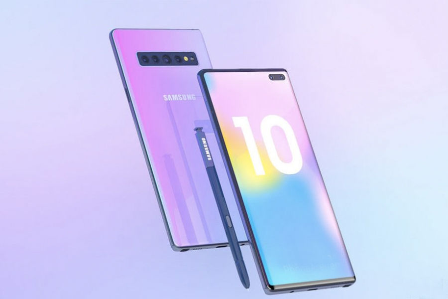 samsung Galaxy Note 10 4300mah battery specifications leaked buttonless design