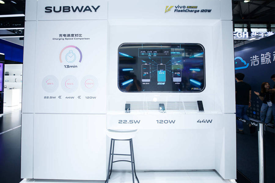 Vivo Super Flash Charge 120W announced mwc shanghai phone full charge under 13 minute