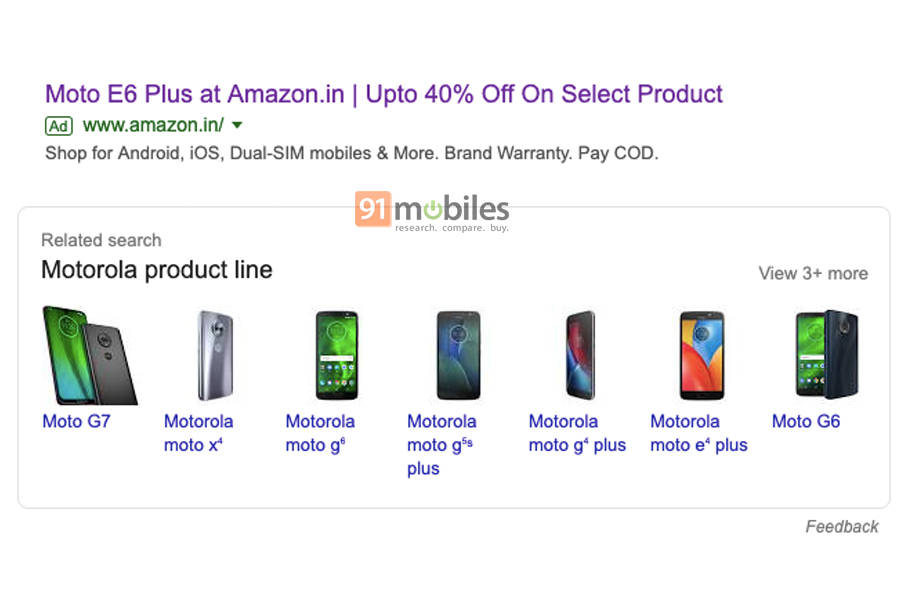 Motorola Moto E6 Plus Amazon India geekbench might launch on 20 june