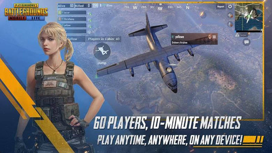 PUBG MOBILE LITE launched in india for below 2gb ram smartphone with 400mg installation pack