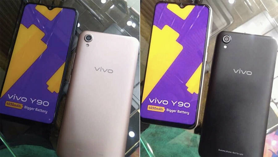 Vivo Y90 real image surfaced online leak to launch soon india