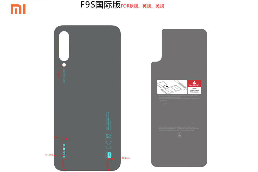 Xiaomi Mi A3 48MP AI ​triple rear camera fcc listing
