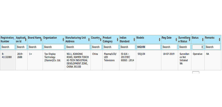 oneplus smart tv to launch in india 26 september oled panel display samsung xiaomi
