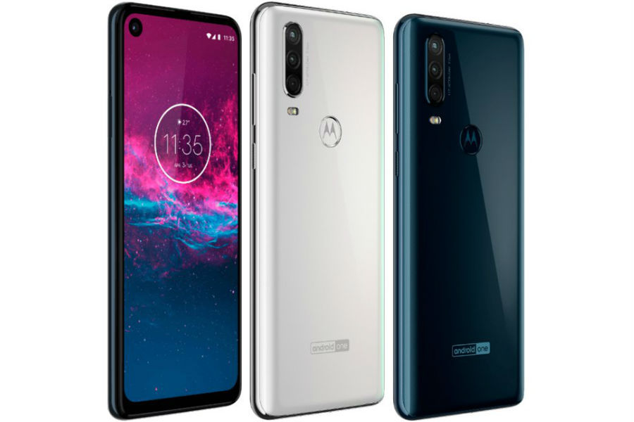 Motorola One Action punch hole display triple rear camera official specs price features