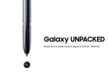 samsung Unpacked event Galaxy Note 10 how to watch live in india