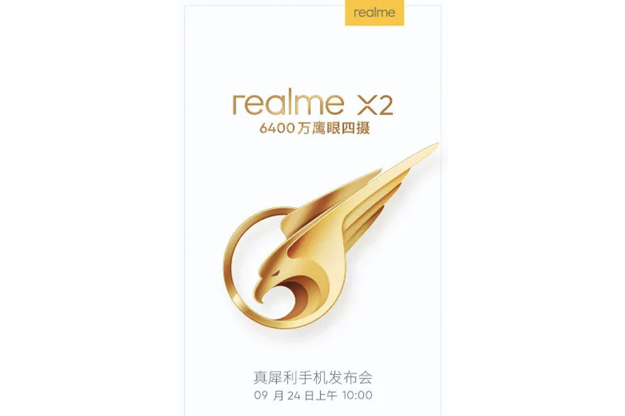Realme X2 launching on 24 september china with 64mp quad camera