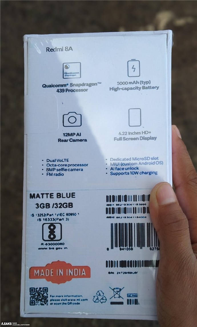 exclusive Xiaomi Redmi 8A india price revealed