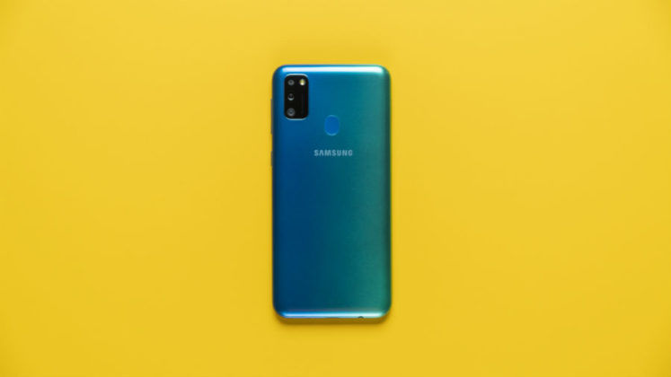 Samsung Galaxy M21 teaser poster leak design revealed 6000mah battery 16 march launch date