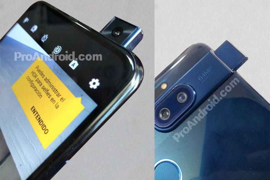 Motorola Moto One Hyper pop up 64 mp camera phone render image specifications