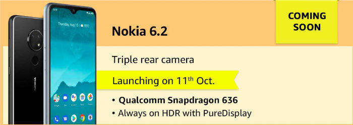 Nokia 6 2 to launch in india 11 october sale on amazon price specifications features official