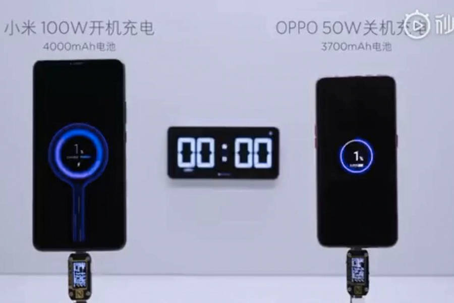Xiaomi 100W Super Charge Turbo charging technology launched will charge 4000mah battery phone in 17 minutes