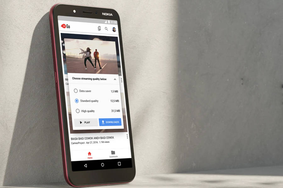 Nokia C1 low budget smartphone launched 5mp selfie camera android 9 pie go edition