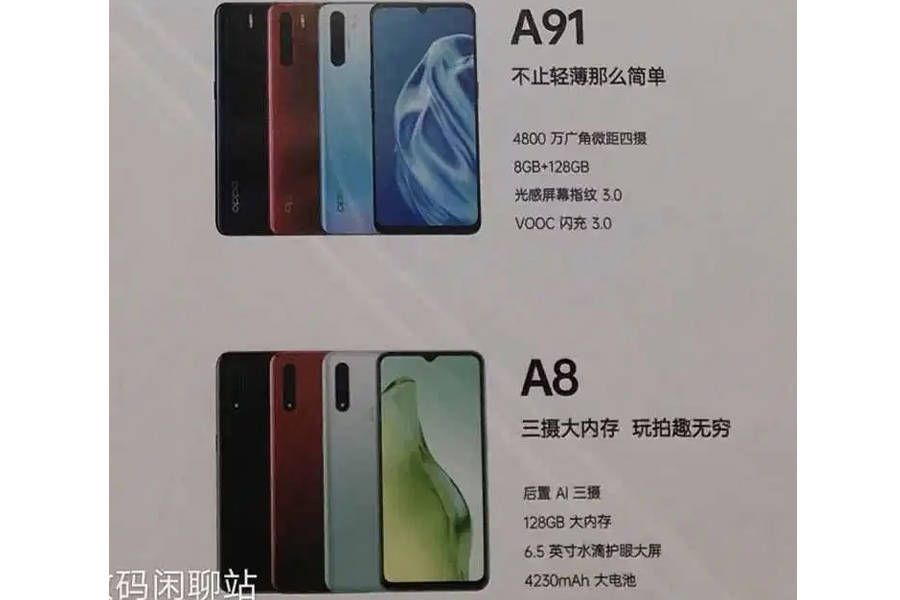 Oppo A91 model number Oppo PCPM00 listed on geekbench 8gb ram specs leaked