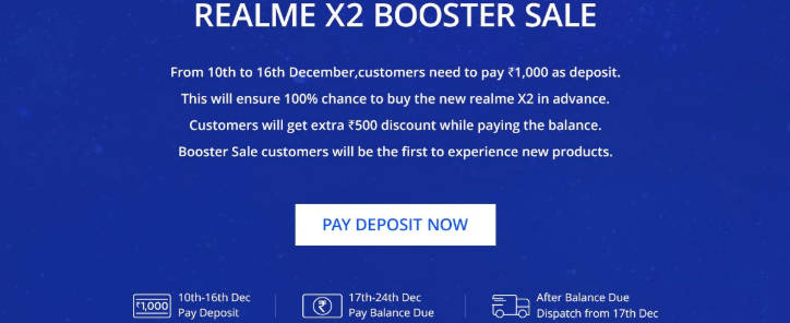 realme-x2-booster-sale