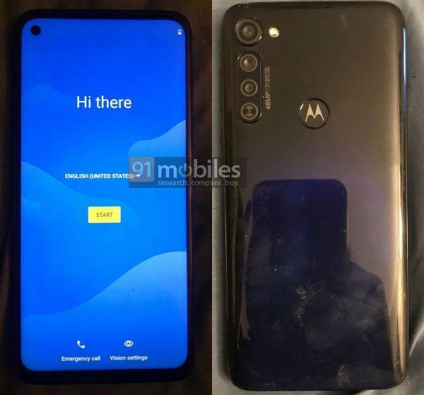 Motorola Moto G Stylus real live images leaked punch hole display