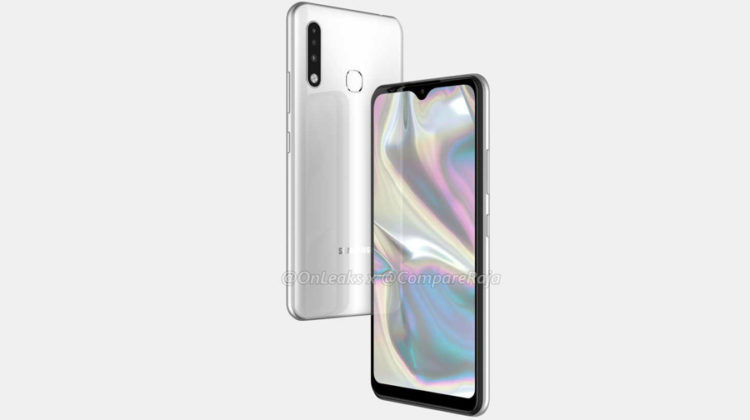 Samsung Galaxy A70e render image leaked design triple rear camera revealed