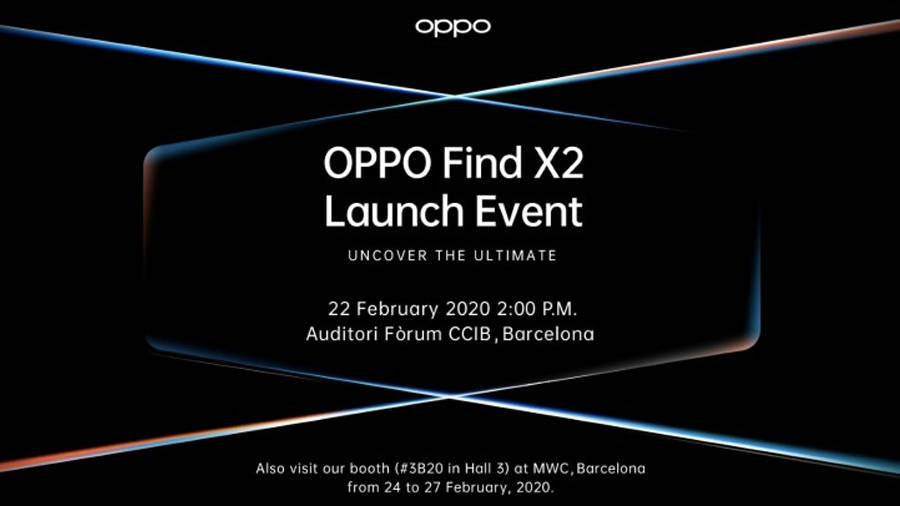 OPPO Find X2 with Qualcomm Snapdragon 865 5g phone to launch on 22 february company sends media invites