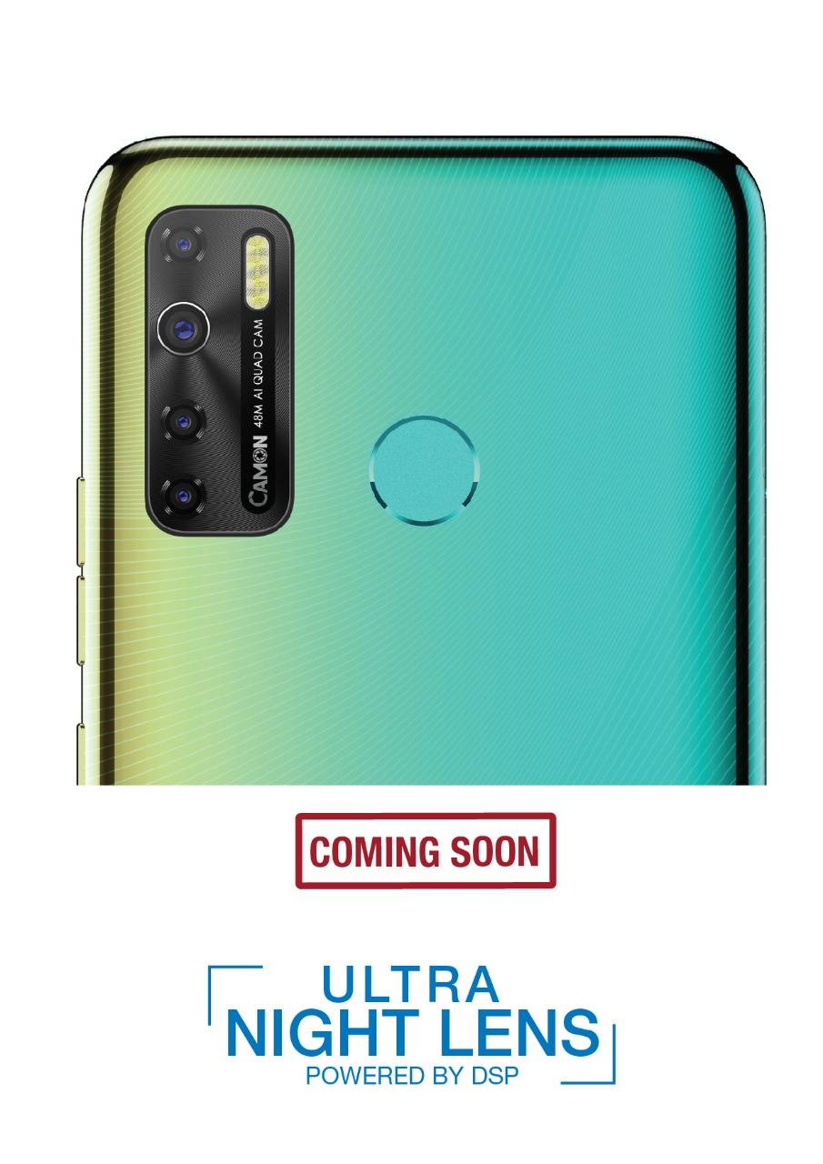 new tecno camon phone with 48mp quad rear camera to launch in india