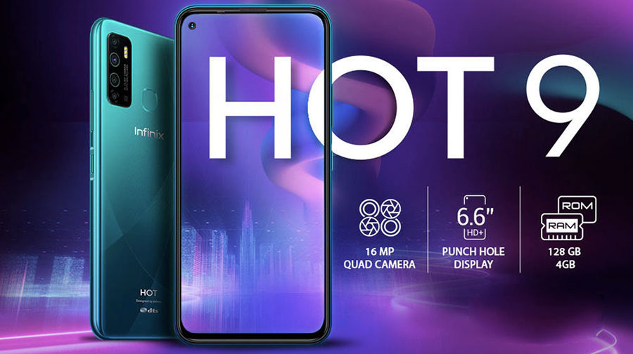 Infinix Hot 9 launched in india with 5000mah battery punch hole display quad rear camera