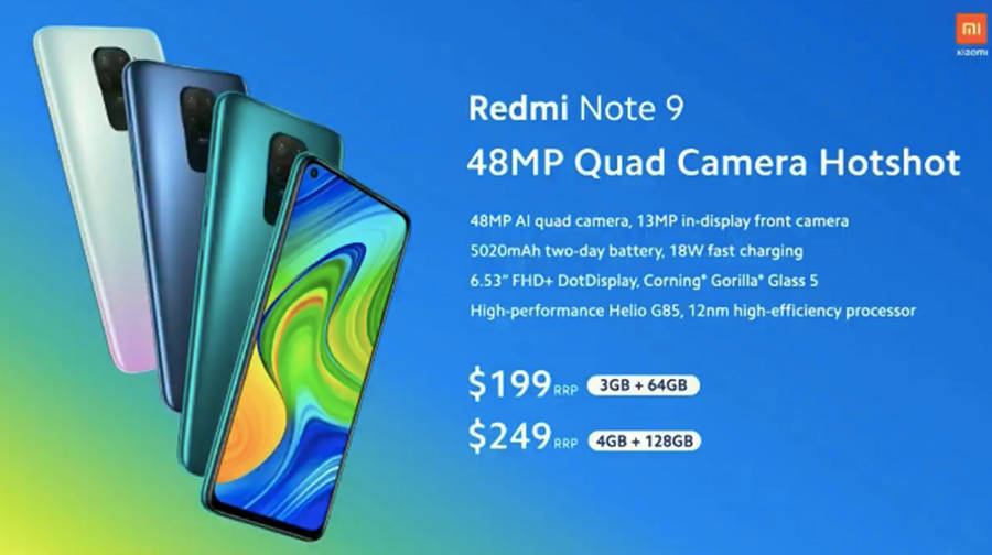 Xiaomi Redmi Note 9 launched price specs sale offer g85 chipset quad camera 5020 battery