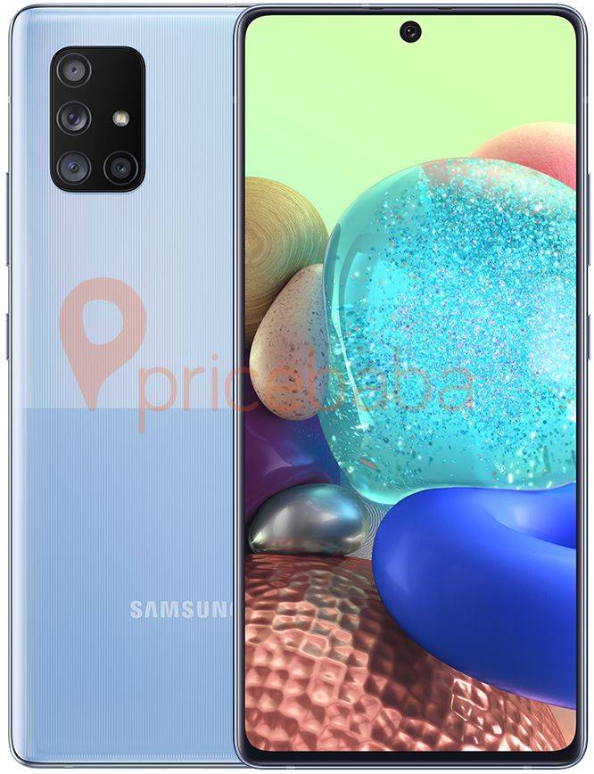 Samsung Galaxy A71 5G images leaked look design specs price revealed