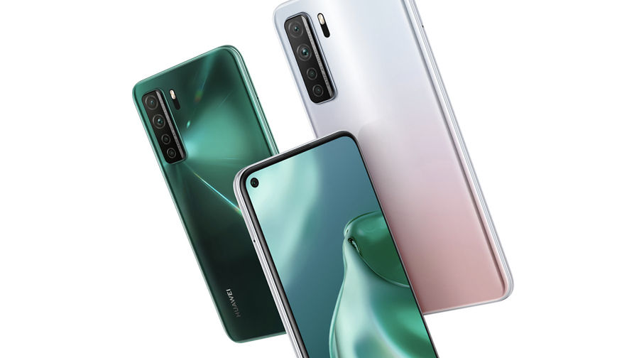 Huawei P40 lite 5G launched 64mp quad camera 40w 4000 mah battery specs price sale