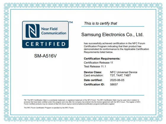 galaxy-a51s-5g-nfc-certification
