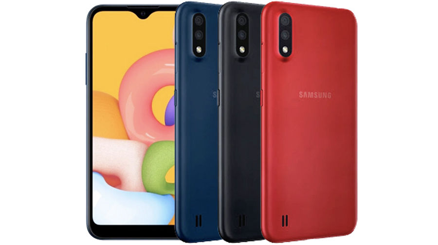 Samsung Galaxy M01 launched in india  8999 specs 4000mah battery dual camera price sale offer redmi realme