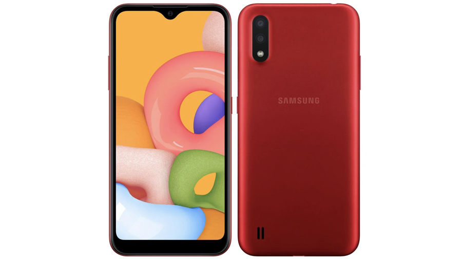 Samsung Galaxy M01 launched in india  8999 specs 4000mah battery dual camera price sale offer redmi realme