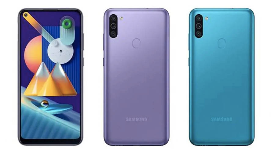 Samsung Galaxy M11 launched in india 5000mah battery 4gb ram triple rear camera full specs  price 10999 sale offer