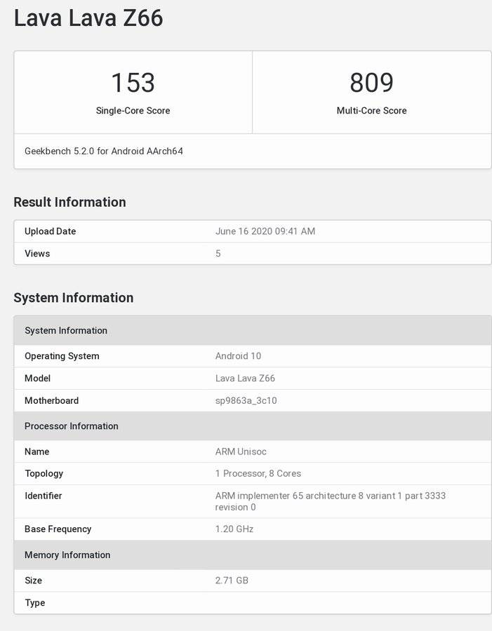 lava-geekbench