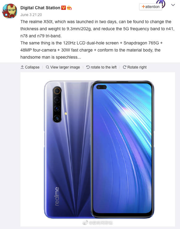 realme-x50t