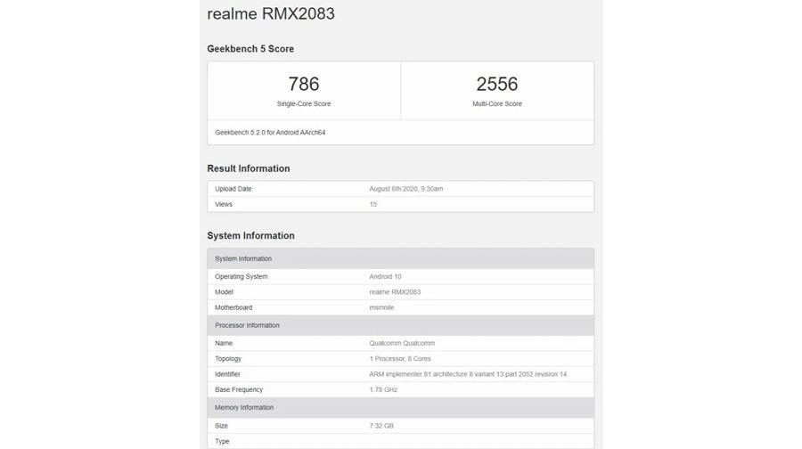 Realme X3 Pro listed on geekbench specs leaked 8gb ram snapdragon 855 plus