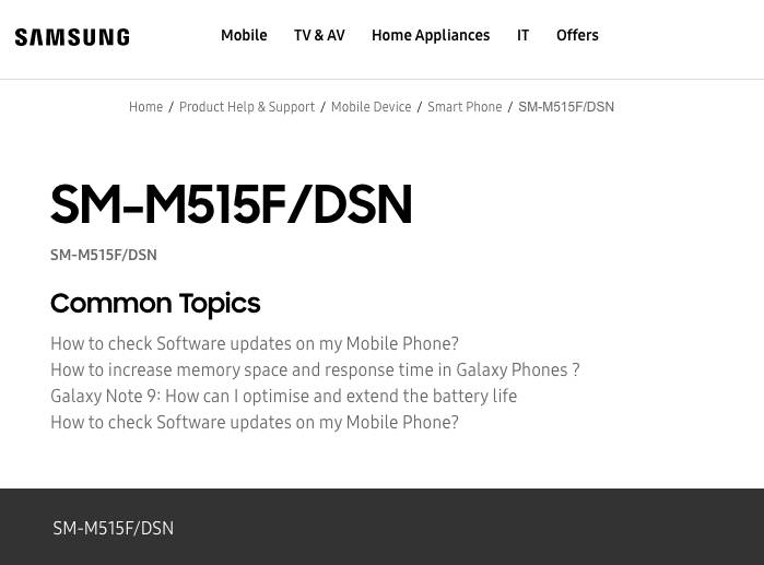 Samsung Galaxy M51 support page goes live on official indian site launching soon