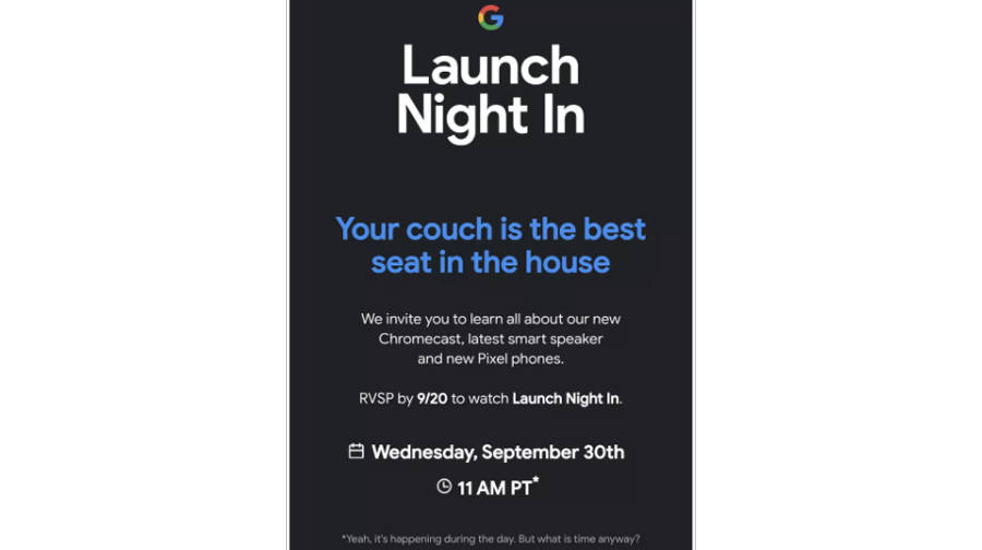 Google Pixel 5 Chromecast smart nest speaker to launch on 30 september